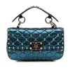 Valentino Small Metallic Lambskin Rockstud Spike Satchel Secondhand