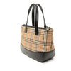 Secondhand Burberry Haymarket Check Canvas Tote