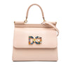 Dolce & Gabbana Small Iguana Embossed Calfskin Miss Sicily Satchel Secondhand