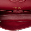 Chanel Medium Classic Chevron Calfskin Pleated Double Flap Secondhand