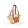 LOEWE Small Raffia Anagram Basket Tote Secondhand