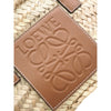 LOEWE Small Raffia Anagram Basket Tote Secondhand