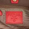 Prada Canvas Canapa Logo Bow Satchel Secondhand