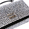Miu Miu Mini Crystal Embellished Satin Chain Crossbody Secondhand