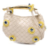 Bottega Veneta Baby Lambskin Intrecciato Floral Sardine Secondhand