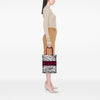 Dior DiorAmour Embroidered Canvas Graffiti Vertical Book Tote Secondhand