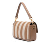 Fendi Pequin Canvas Baguette Satchel Secondhand