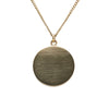 Chanel Gold Plated Enamel Camelia Pendant Necklace Secondhand