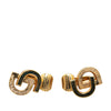 Secondhand Dior Gold Plated CD Clip On Earrings