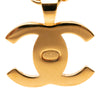 Chanel CC Gold Plated Turn Lock Pendant Necklace Secondhand