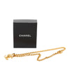 Chanel CC Gold Plated Turn Lock Pendant Necklace Secondhand