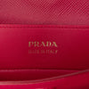 Secondhand Prada Large Saffiano Trimmed Canapa Double Satchel