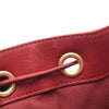 Chanel Paris Cosmopolite Small Chevron Lambskin Bucket Bag Secondhand