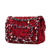 Chanel Small Classic Tweed Charm Double Flap Secondhand