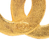 Chanel Gold Plated CC Brooch Secondhand