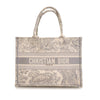 Dior Medium Toile de Jouy Reverse Embroidered Canvas Book Tote Secondhand