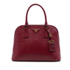 Prada Medium Saffiano Lux Open Promenade Satchel Secondhand