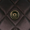 Chanel CC Quilted Iridescent Lambskin Top Handle Flap Clutch With Chain Secondhand