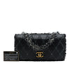 Secondhand Chanel CC Quilted Lambskin Tweedy Flap