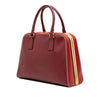 Prada Saffiano Lux Pyramid Frame Top Handle Bag Secondhand