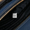 Prada Saffiano Lux Galleria Double Zip Front Pocket Satchel Secondhand