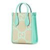 Gucci Mini Jumbo GG Canvas Interlocking G Satchel Secondhand