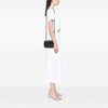 Chanel Mini Rectangular Classic Chevron Crumpled Patent So Black Single Flap Secondhand