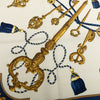 Hermès Les Cles Silk Scarf 90 Secondhand