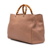 Secondhand Gucci Large Calfskin Bamboo Shopper Satchel