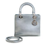 Dior Medium Metallic Patent Microcannage Lady Dior Secondhand