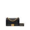 Chanel Old Medium Quilted Lambskin Boy Flap Secondhand