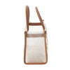 Miu Miu Leather Trimmed Embroidered Mesh Top Handle Bag Secondhand