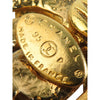 Chanel CC Gold Plated Swirl Clip on Earrings Secondhand