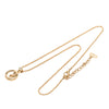 Dior Gold Plated CD Logo Strass Pendant Necklace Secondhand