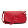 Gucci Medium Leather Soho Chain Flap Crossbody Secondhand