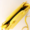 Saint Laurent Paris Sac de Jour Nano Leather 2Way Handbag Yellow 398710 Secondhand