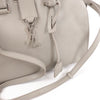 Saint Laurent Paris Baby Cabas Leather 2Way Handbag in Gray 424869 Secondhand