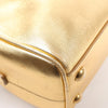 Saint Laurent Paris Baby Duffle Leather 2Way Handbag in Gold 330958 Secondhand