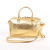 Saint Laurent Paris Baby Duffle Leather 2Way Handbag in Gold 330958 Secondhand