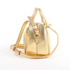 Saint Laurent Paris Baby Duffle Leather 2Way Handbag in Gold 330958 Secondhand