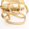Saint Laurent Paris Baby Duffle Leather 2Way Handbag in Gold 330958 Secondhand