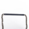 Saint Laurent Paris College Monogramme Leather Chain Handbag in Navy Blue 392738 Secondhand