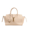 Saint Laurent Paris Downtown Cabas Leather & Suede 2Way Handbag in Beige 635346 Secondhand