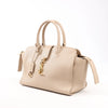 Saint Laurent Paris Downtown Cabas Leather & Suede 2Way Handbag in Beige 635346 Secondhand