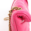 Saint Laurent Paris Loulou Puffer Leather Chain Shoulder Bag in Pink 620333 Secondhand