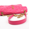 Saint Laurent Paris Loulou Puffer Leather Chain Shoulder Bag in Pink 620333 Secondhand