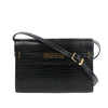Saint Laurent Paris Manhattan Mock Croc Shoulder bag in Black 579271 Secondhand