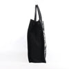 Saint Laurent Paris Rive Gauche Wool x Leather Tote bag Black x White 499290 Secondhand