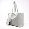 Saint Laurent Paris Shopping Leather Shoulder Bag in Gray 600281 Secondhand