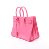 Saint Laurent Paris Sac de Jour Leather Handbag in Pink 324823 Secondhand